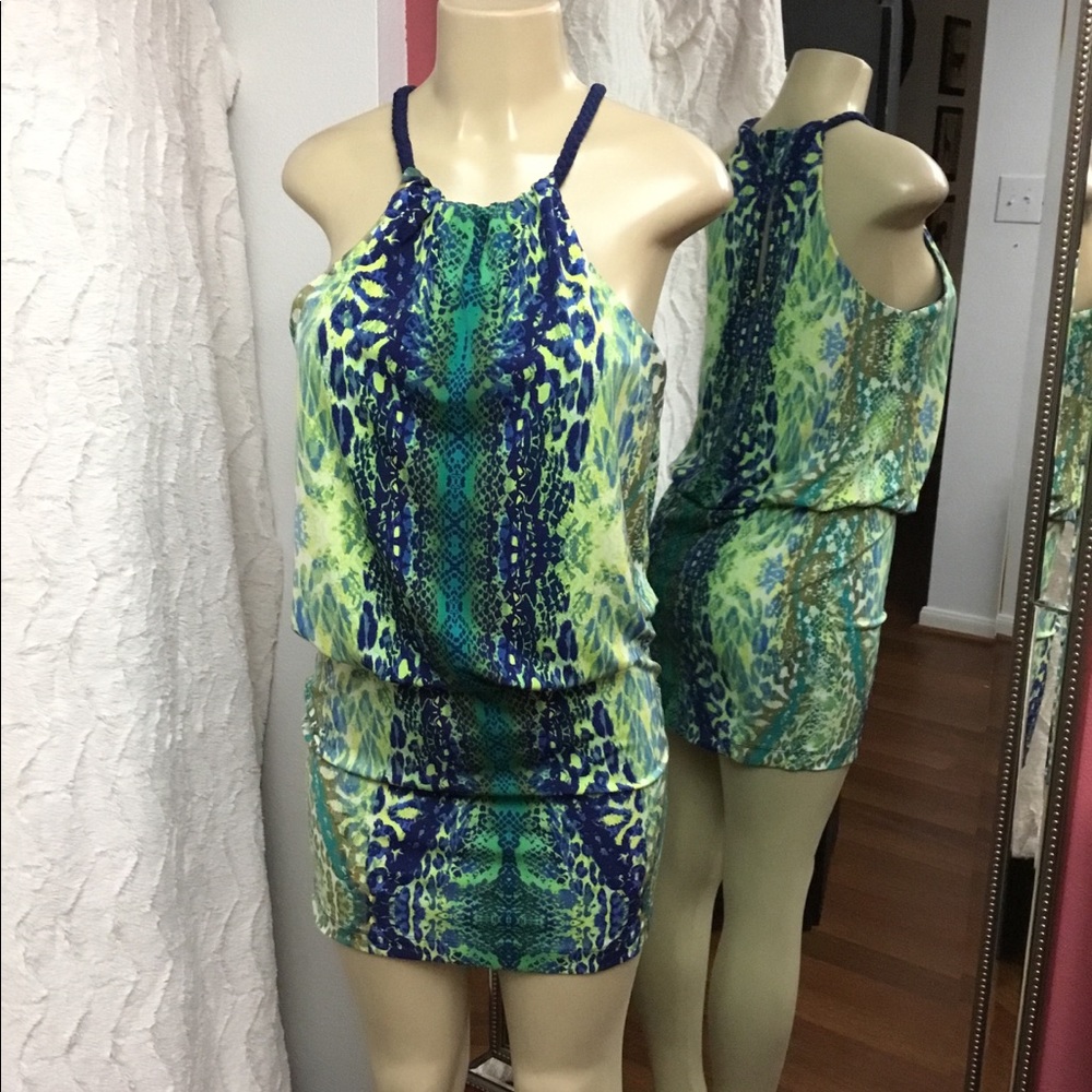 B. Smart Animal Print Summer Dress